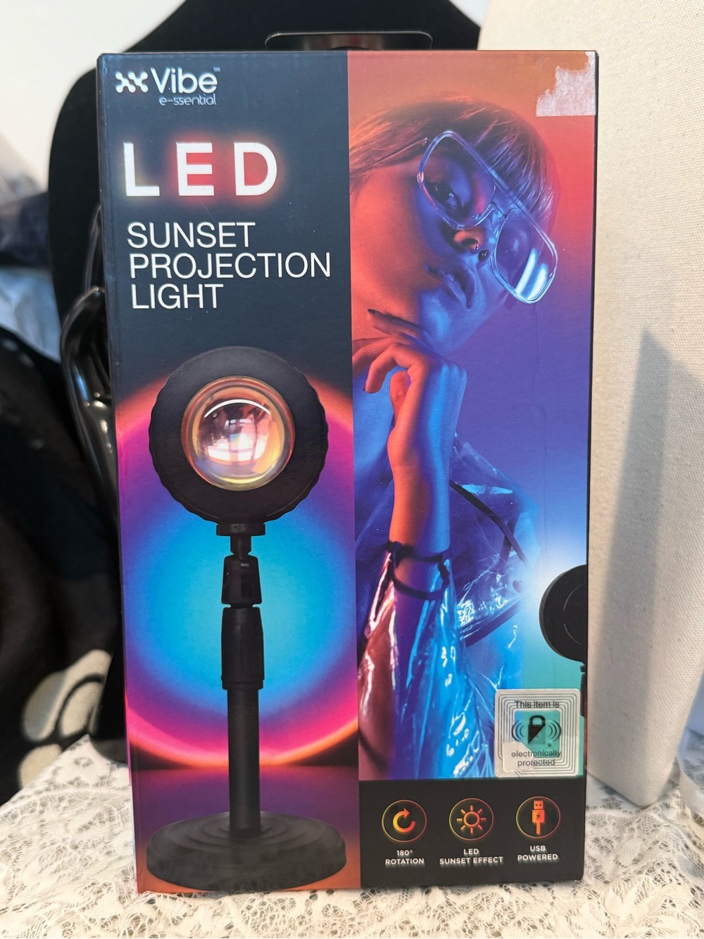 Vibe LED Sunset Projection Light - Blue and Pink
